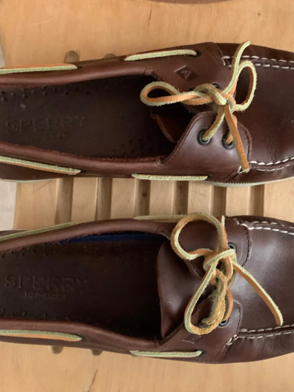 Sperry Top-Sider Brown Leather Boat Shoes Men's Size 12 Classic Moc Loafers